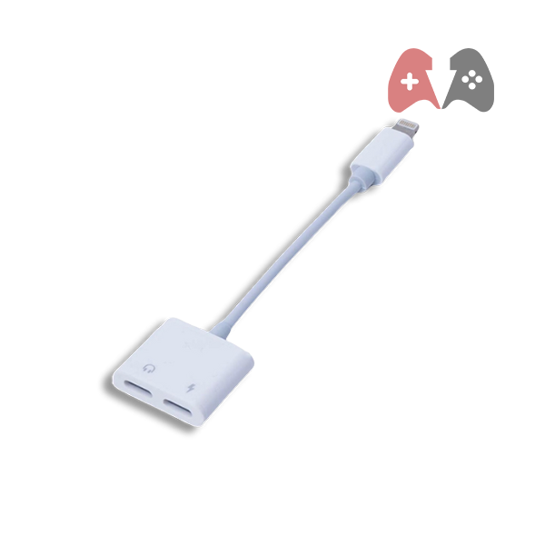 2-in-1 Dual Lightning Headphone Adapter Cable