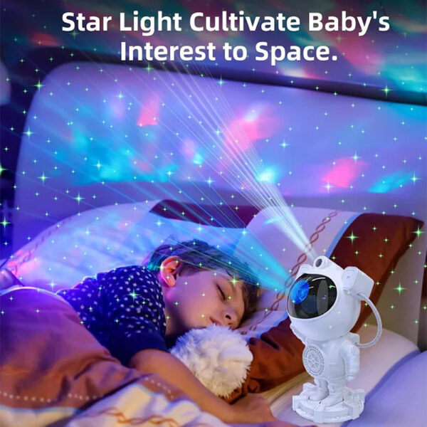 Astronaut Galaxy Projector Lamp Starry Star Bluetooth Speaker