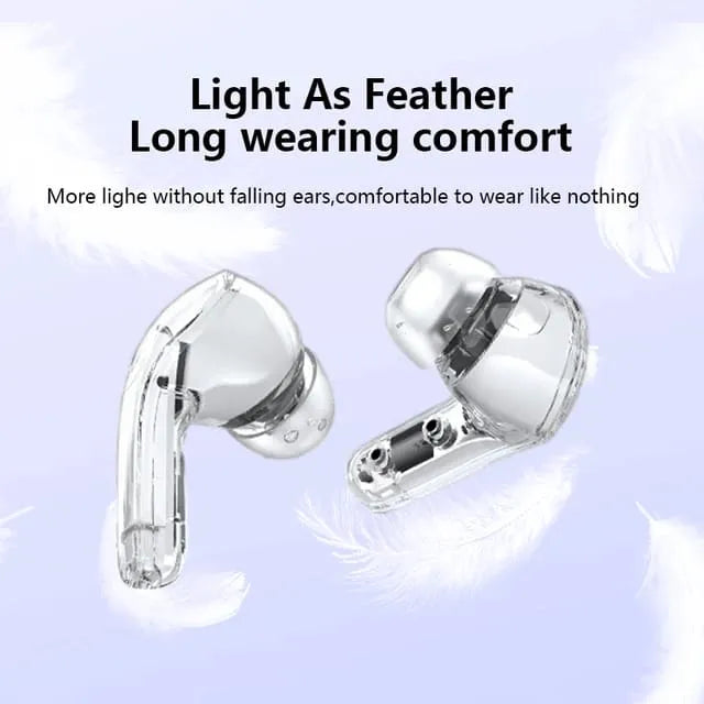 Air 39 Bluetooth Earbuds Wireless Crystal Transparent