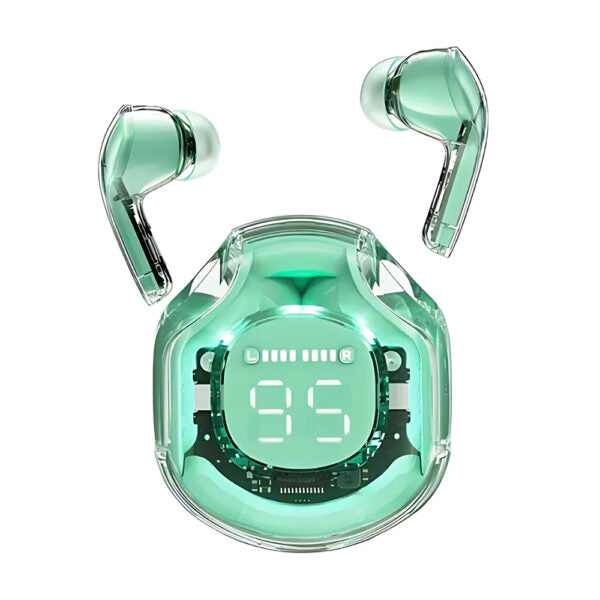 Air 39 Bluetooth Earbuds Wireless Crystal Transparent
