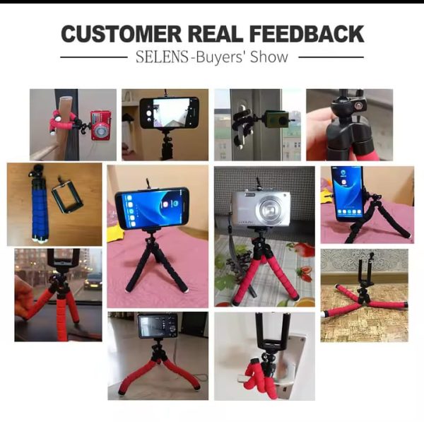 Adjustable Octopus Mobile Tripod Plus