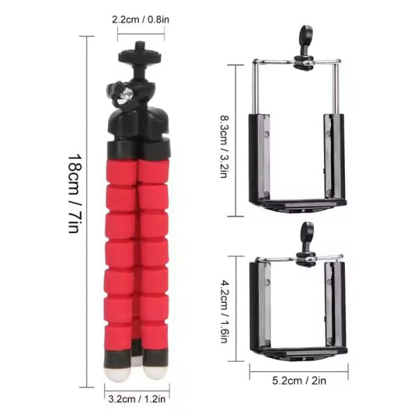 Adjustable Octopus Mobile Tripod Plus