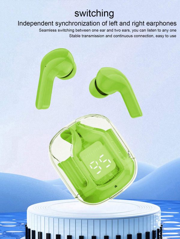 Air 31 Bluetooth Earbuds Wireless Crystal Transparent