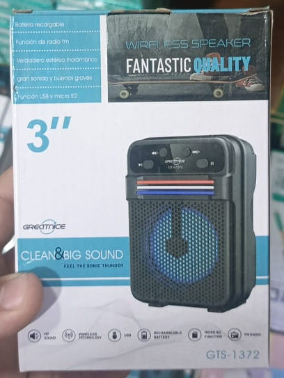 GTS 1372 Portable Bluetooth Wireless Speaker