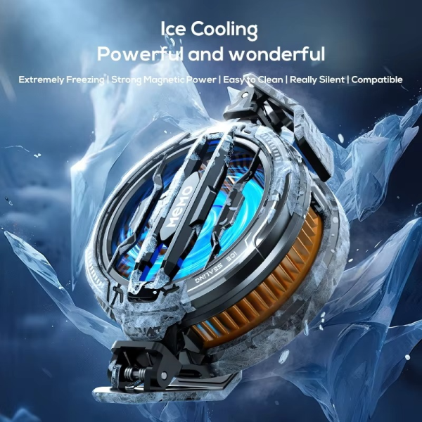 Memo Cx07 Mobile Phone Magnetic Cooling Fan