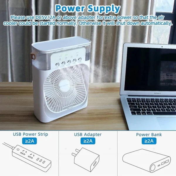Portable Air Conditioner Fan Usb Electric Fan