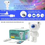 Astronaut Galaxy Projector Lamp Starry Star Bluetooth Speaker