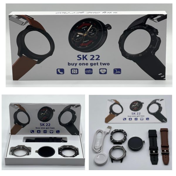 Sk 22 Smartwatch Amoled Display