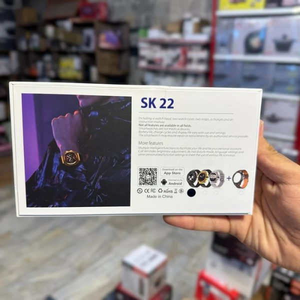 Sk 22 Smartwatch Amoled Display
