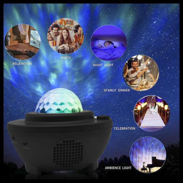 Starry Projector Light Galaxy Speaker
