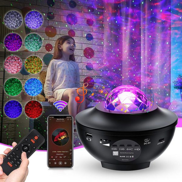 Starry Projector Light Galaxy Speaker