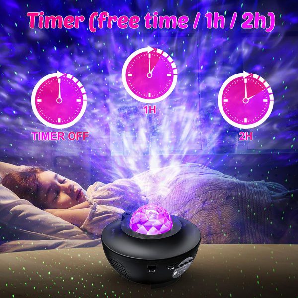 Starry Projector Light Galaxy Speaker