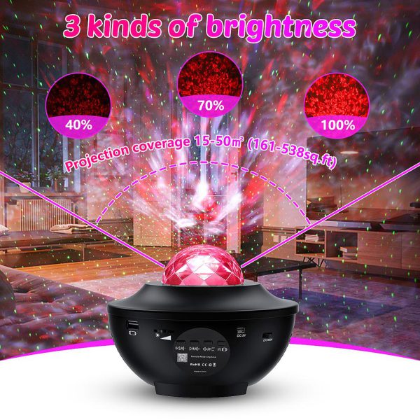Starry Projector Light Galaxy Speaker
