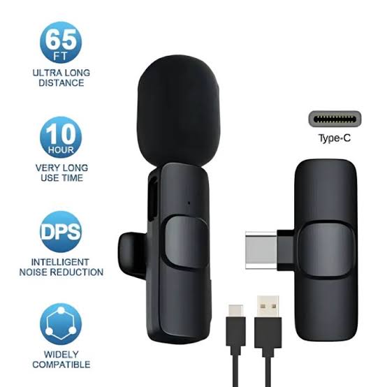 Wireless Mic K9 Dual Microphone