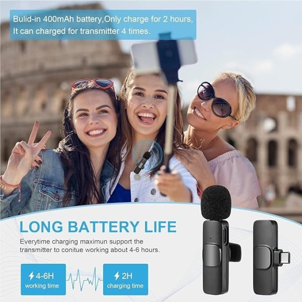 Wireless Mic K9 Dual Microphone