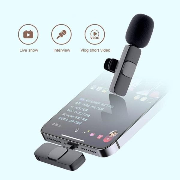 Wireless Mic K9 Dual Microphone