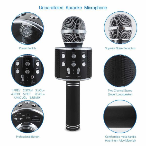 Ws-858 Wireless Handheld Karaoke Microphone