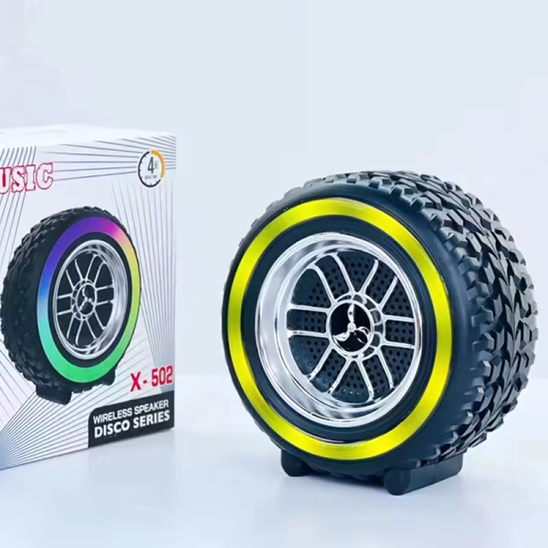 X-502 Rgb Wheel-shaped Wireless Speaker