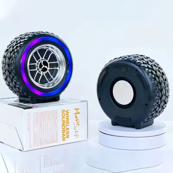 X-502 Rgb Wheel-shaped Wireless Speaker