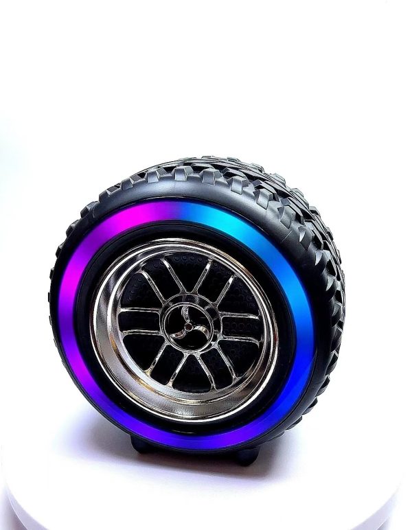 X-502 Rgb Wheel-shaped Wireless Speaker