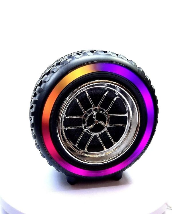 X-502 Rgb Wheel-shaped Wireless Speaker