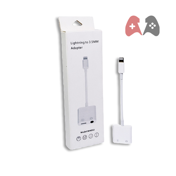 2-in-1 Dual Lightning Headphone Adapter Cable