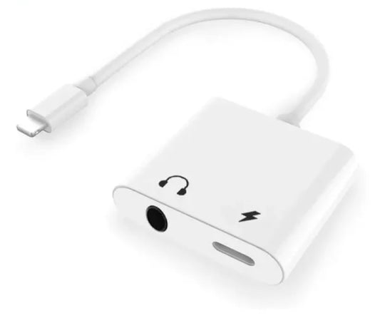 2-in-1 Dual Lightning Headphone Adapter Cable