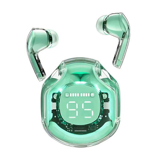 Air 39 Bluetooth Earbuds Wireless Crystal Transparent