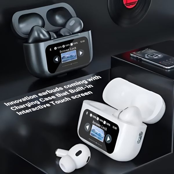 A9 Pro Digital Display Case Airpods Ancenc Touch Screen Wireless Earbuds
