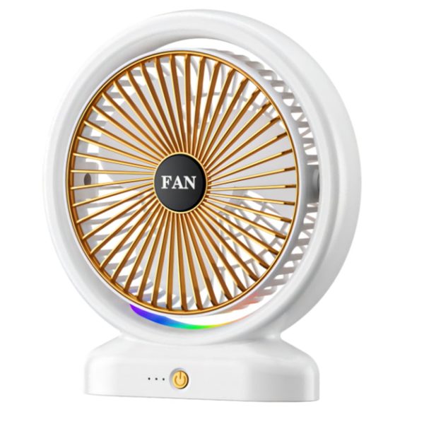 Desktop Fan Rechargeable, Mini Table Fan