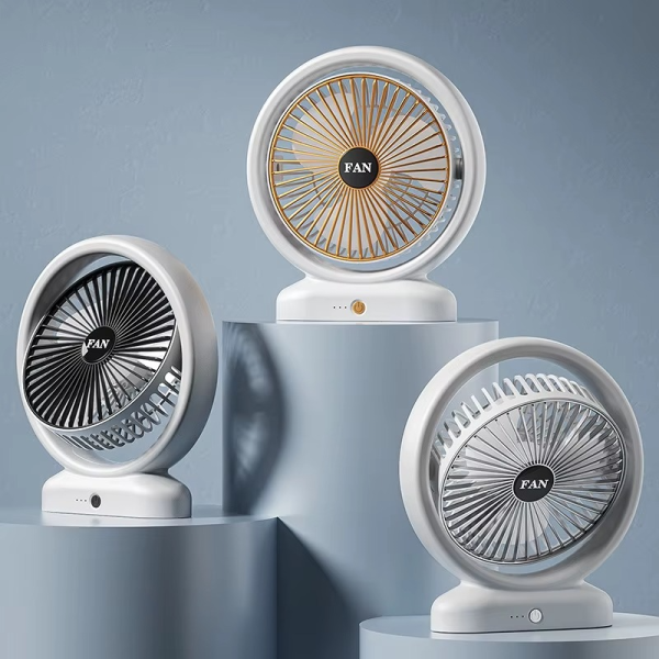 Desktop Fan Rechargeable, Mini Table Fan