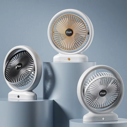Desktop Fan Rechargeable, Mini Table Fan