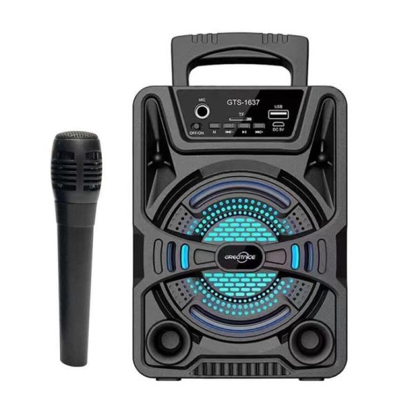 Gts 1637 Portable Bluetooth Wireless Speaker