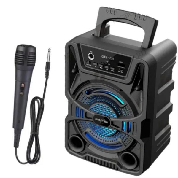 Gts 1637 Portable Bluetooth Wireless Speaker