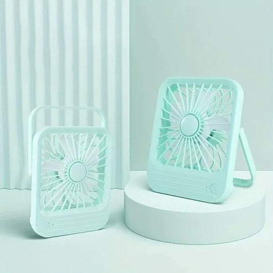 Quite Hanging Desk Fan, Mini Usb Rechargeable Fan