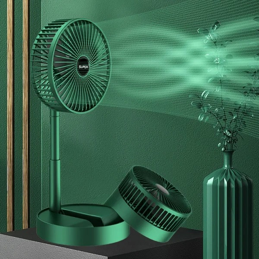 Telescopic Folding Fan Summer Silent Desktop Retractable Fan