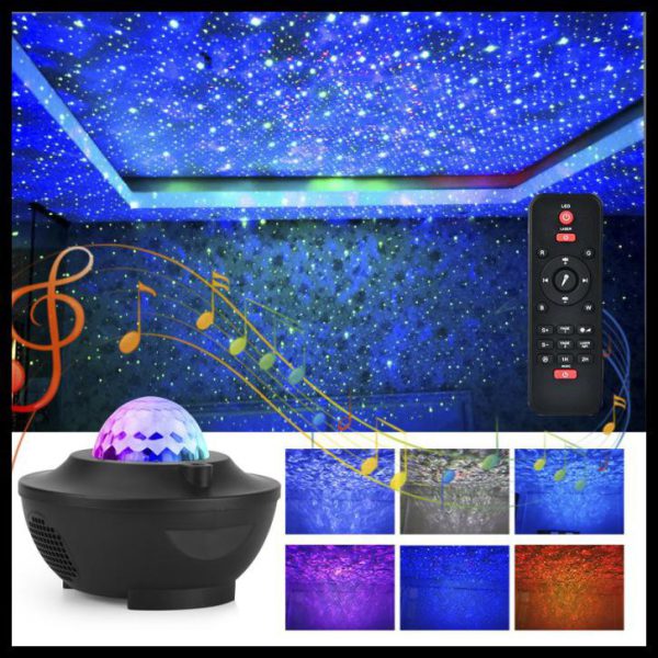 Starry Projector Light Galaxy Speaker