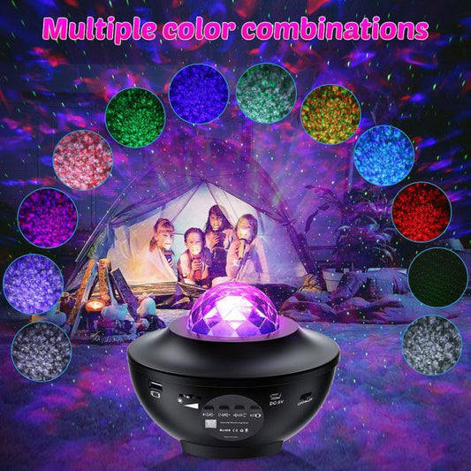 Starry Projector Light Galaxy Speaker
