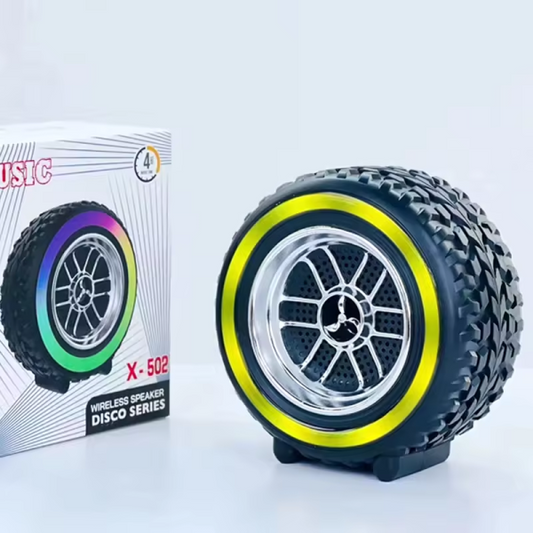 X-502 Rgb Wheel-shaped Wireless Speaker
